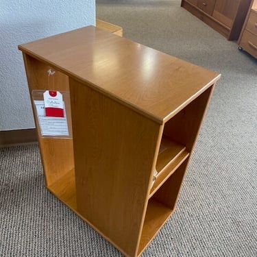 Cabinet<br />Teak wood<br />Rolling Casters<br />W 19.25 x L 11.25 x H 26