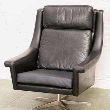 George Thams Leather Lounge Chair