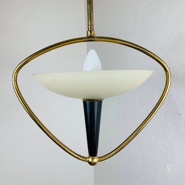 70s Mid Century Ceiling Fixture, Vintage Ceiling Lamp, Sputnik Lamp, Brass Ceiling lamp, Chandelier, Vintage Ceiling Lamp, Light Fixture 