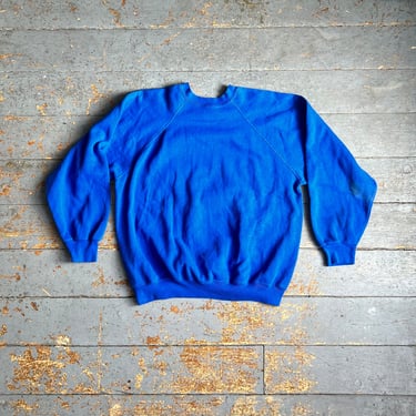 Vintage 1990s Tultex Raglan Athletic Blank Sweatshirt 