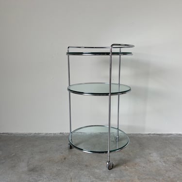 70's Mid- Century Three - Tier Round Chrome | Miami Vintage Decor - Miami,  FL | ATTIC