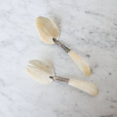 Pair of Shell Spoons