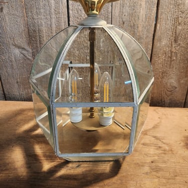 Semi Flush Vintage 3 bulb Light 9