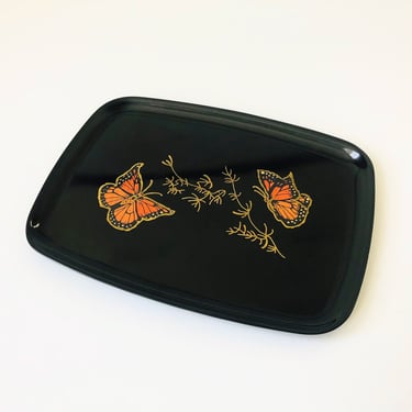 Vintage Couroc Butterfly Tray 