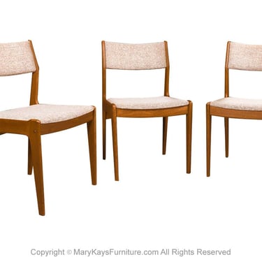 Mid Century Teak Dining Chairs Scandinavia Woodworks Co 