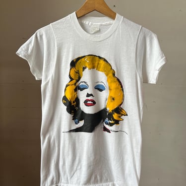 Small, Vintage 1981 Marilyn Monroe T-shirt, Soho, Andy Warhol Style, I 