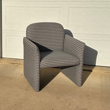Post Modern Upholstered Lounge /Occasional Chair by Gunlocke - Free Shipping 