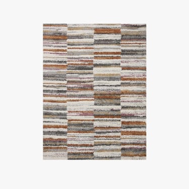 Levitt Rug in Ivory/Sunset