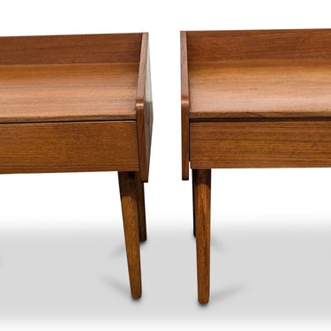 Set of Teak Nightstands - 072411