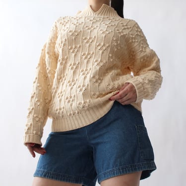 Vintage Bubble Textured Sweater