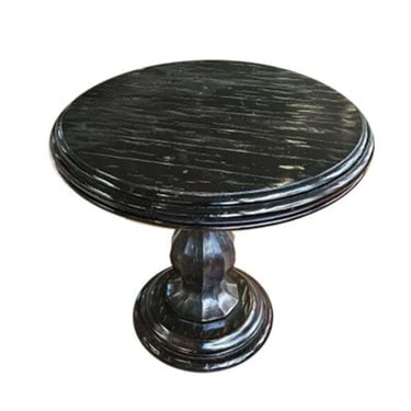 Black Pedestal Table