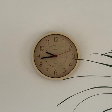 Vintage Space Age Gorenje Wall Clock, Yugoslavia 70's, Black Clock, Mid Century  Modern Decor 