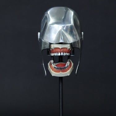 Vintage Dental Phantom with Metal Teeth Mounted Set