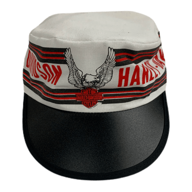 Vintage Harley-Davidson &quot;Striped&quot; Adjustable Painter's Cap