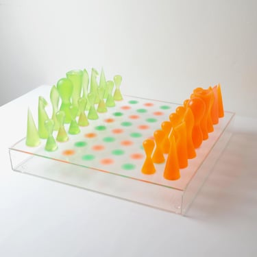 Vintage Karim Rashid Chess Set | Odd Eye - East Village - New York