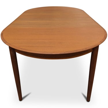 Round Teak Table w Leaf - 042409