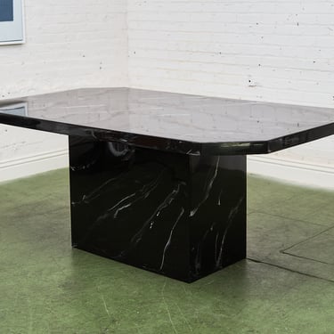 Faux Marble Dining Table