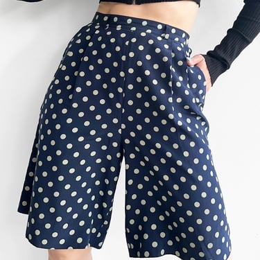 Silk Polka Dot Shorts