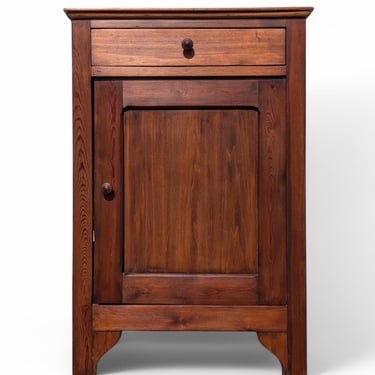 English Oak Cabinet Circa 1930s 