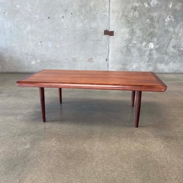 Mid Century Walnut Coffee Table 1960s Nordic Furniture
