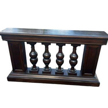 19th Century Antique French Neoclassical Hand Carved Walnut Balustrade