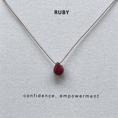Soulsilk - Ruby - Necklace