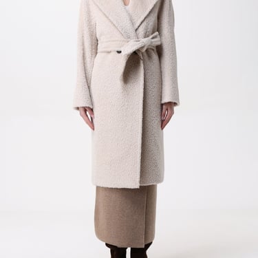 Max Mara Studio Coat Woman Cream Women