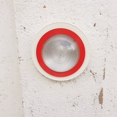 1 of 3 Postmodern Wall Lamp / Ceiling Lamp / Model SAT 35 / Designed by Boccato Gigante Zambuso Architects / Produced by Luci / Italy / '80s 