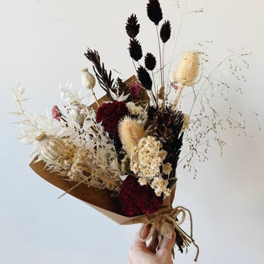 Large Winter 2023 Dried Arrangement by Pansy Floral