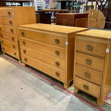 Rockford maple nightstand, dresser and a chest of drawers 