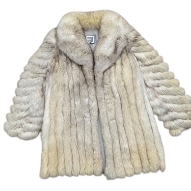 Saga Fox 1980s Glam Fur Coat 