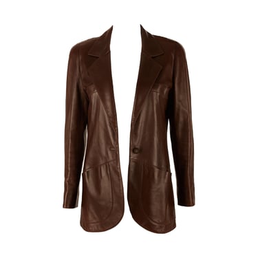 Chanel Brown Leather Jacket