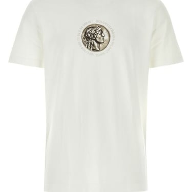 DOLCE &amp; GABBANA MAN White Cotton T-Shirt