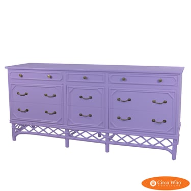 Ficks Reed Lavender  Dresser