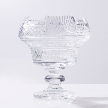 Waterford Crystal Footed Bowl Vase 