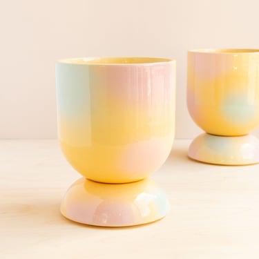 Temple Ceramics: Large Euphoria Pot &amp; Saucer