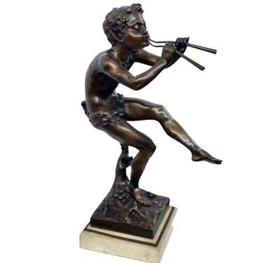 Bronze Sculpture of a Mythical Faun by Clodion