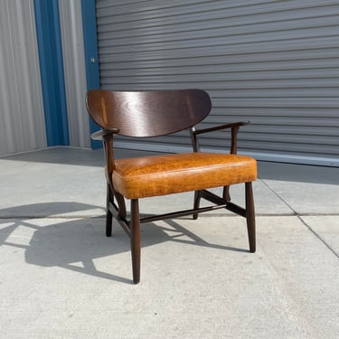 1950s Mid Century Ch-22 Lounge Chair by Hans Wegner for Carl Hansen 