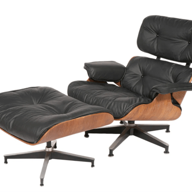 In Process: Vintage 2nd Generation Eames Lounge Chair & Ottoman in Brazilian Rosewood