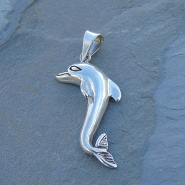 D'Molina ~ Mexican Sterling Silver Dolphin Pendant 