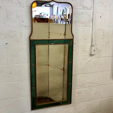 French Trumeau Framed Mirror