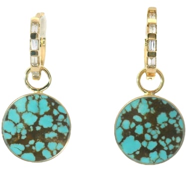 The Circ Earrings - No. 8 Turquoise