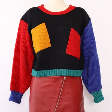 Primary Pocket Cropped Sweater S-L