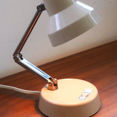 Mini Cream Articulating Task Lamp