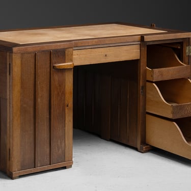 Oak Desk by Paul Bromberg