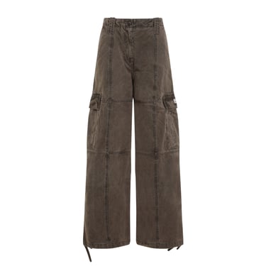 Kenzo Dyed Canvas Cargo Pants Women