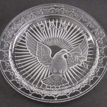 Gilbert Poillerat "Pax" Crystal Plate
