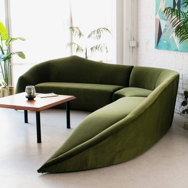 Olive Green Gorgeous Lounge Sectional