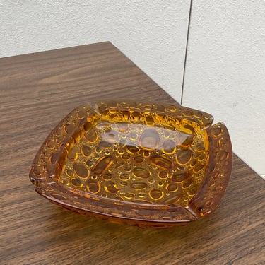 Amber Ashtray