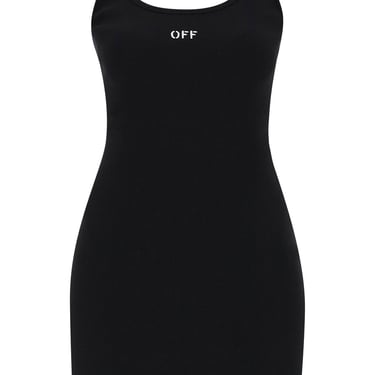 Off-White Tank Dress With Off Embroidery Women